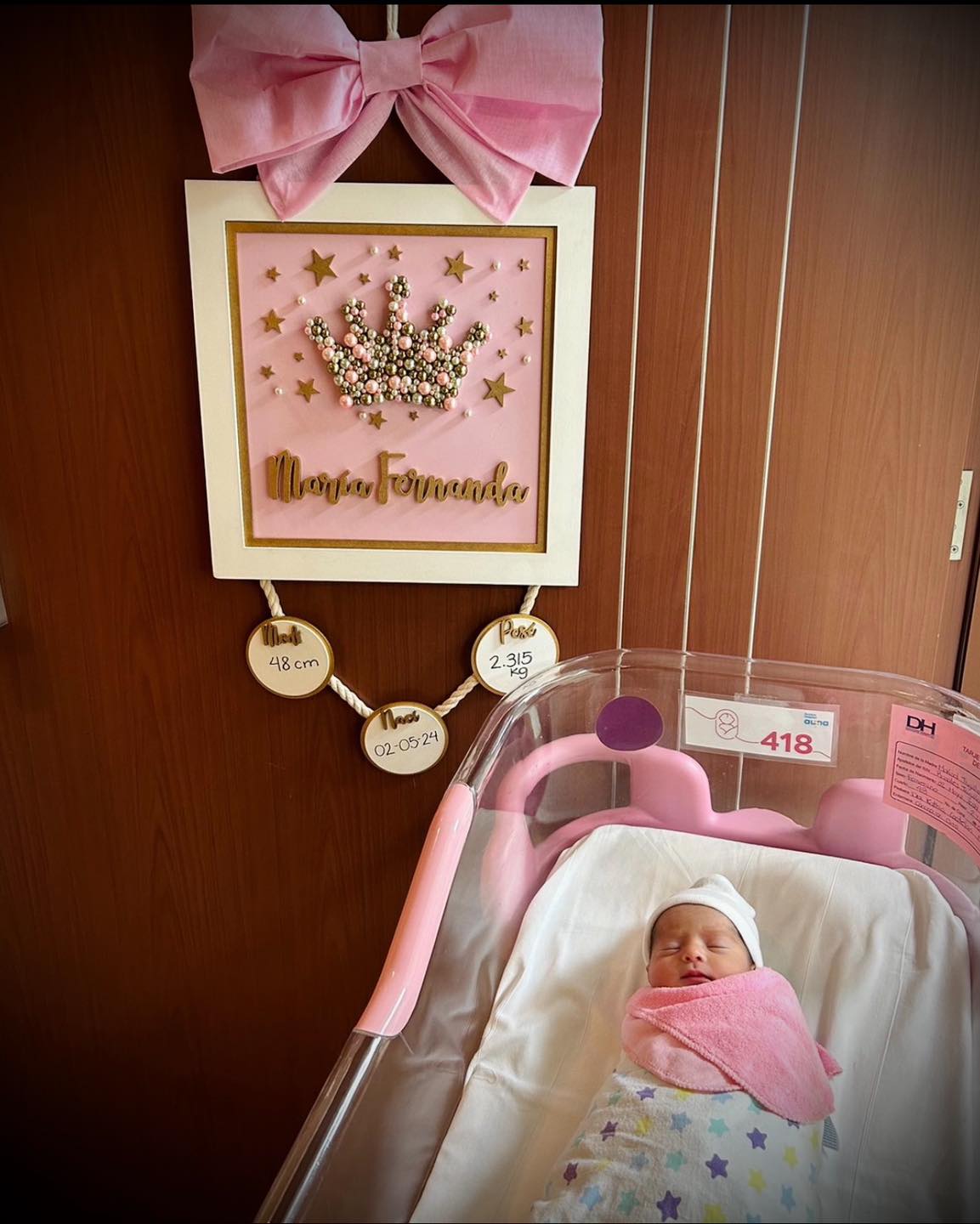 Colgante de maternidad corona de princesa - Romanzza Monterrey