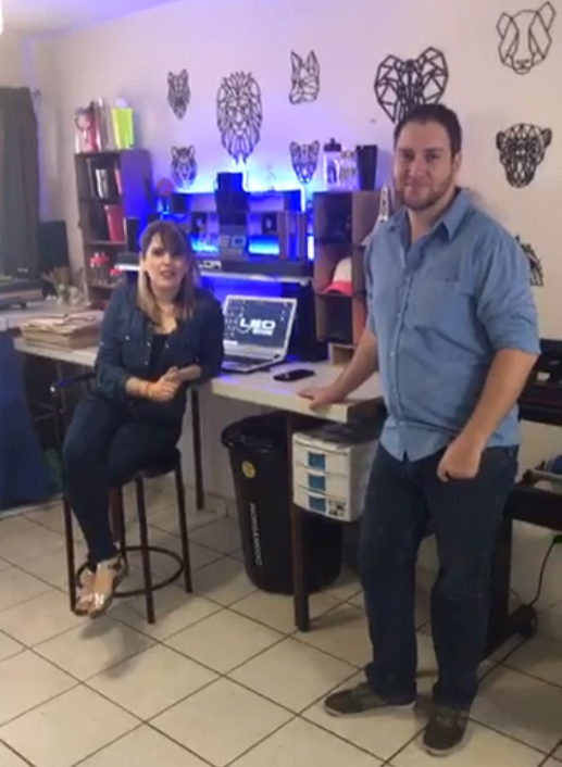 Oziel y Yadira, fundadores de Romanzza