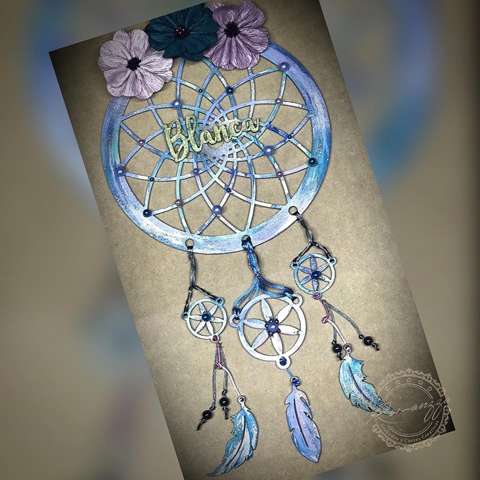 Atrapasueños aqua para niña