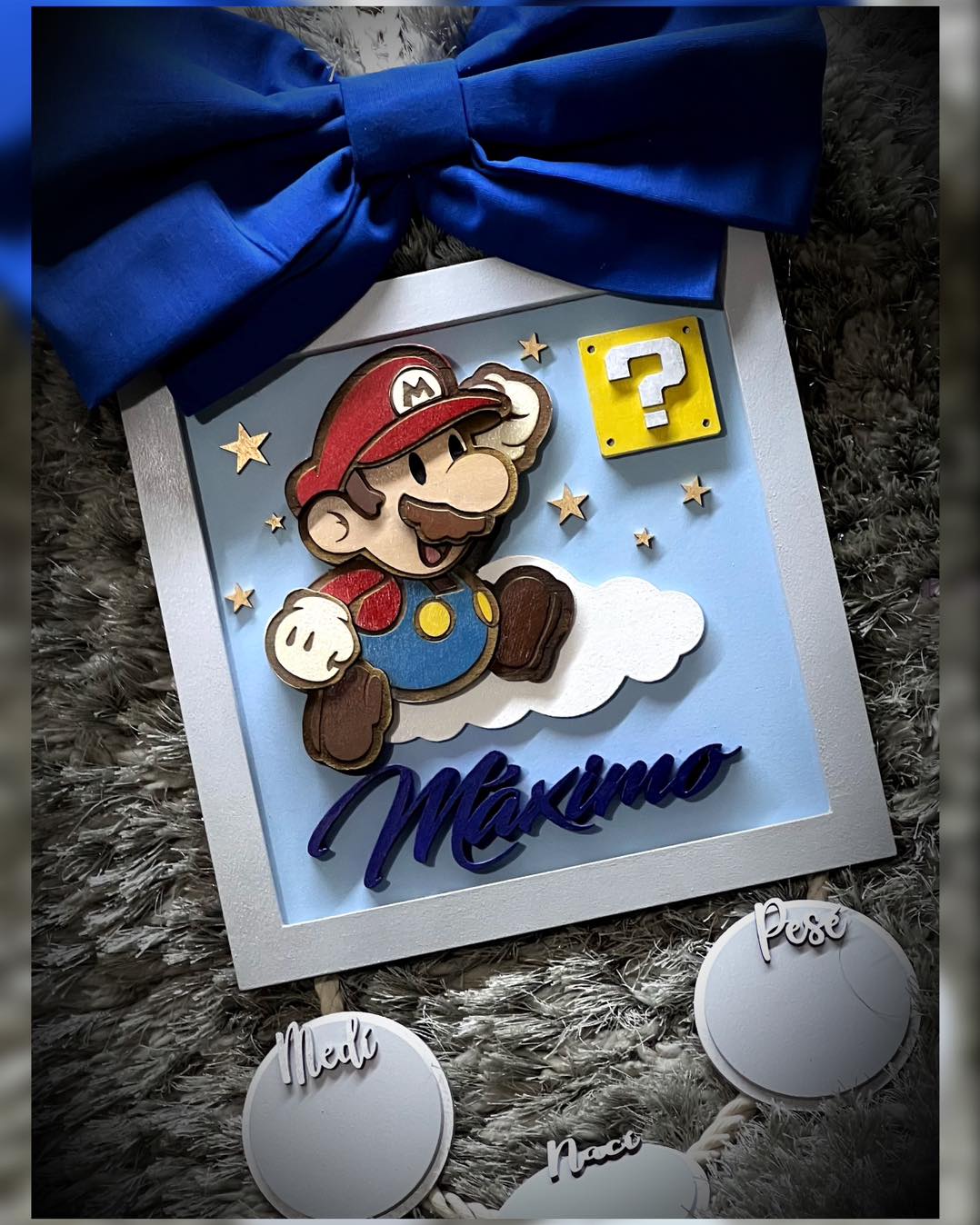 Colgante de maternidad Videojuegos tema gamer para niño — Romanzza Monterrey
