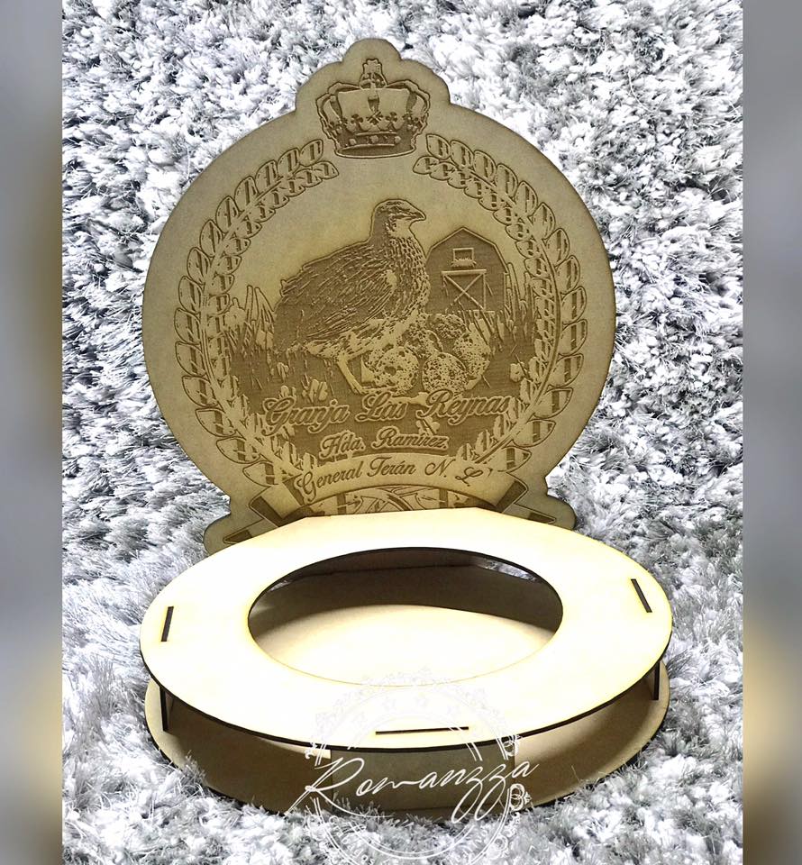 Letrero personalizado para negocio Granja las Reynas - Romanzza
